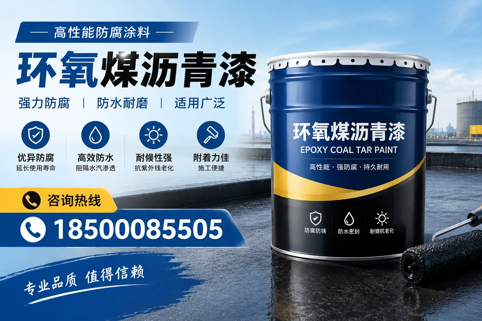 环氧煤沥青漆的主要成分与功能，襄阳用户深度了解