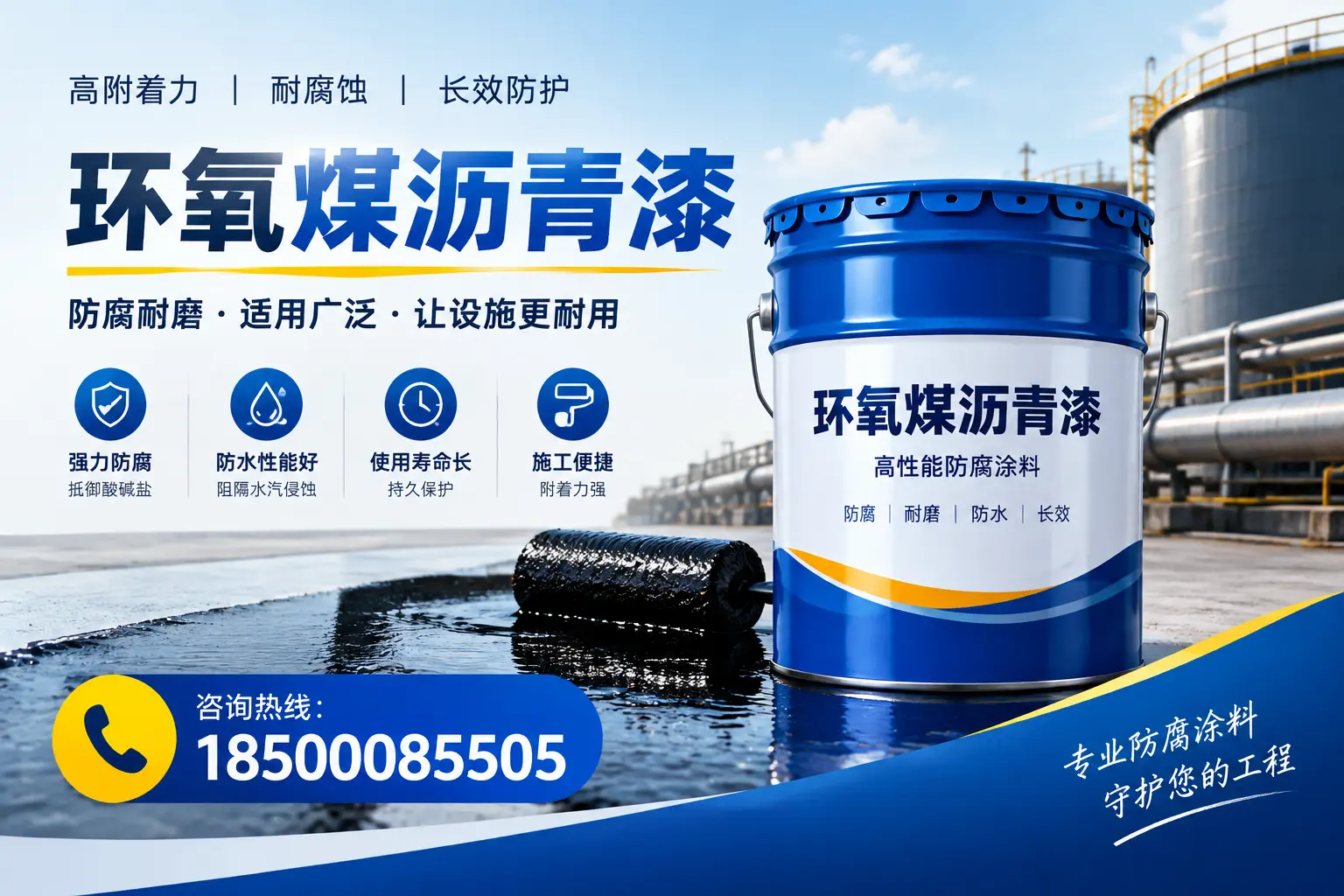 环氧煤沥青漆与其他涂料的对比分析,助力襄阳企业决策